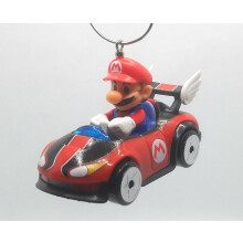 Mario Kart Christmas Ornament Red Black Wild Wing