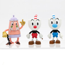 6x Cartoon Character Cake Toppers 3.6-4.2in