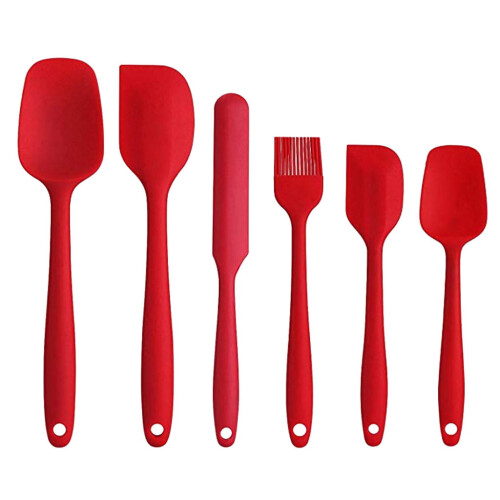 Karymi silikonspatelset non-stick, 6 delar