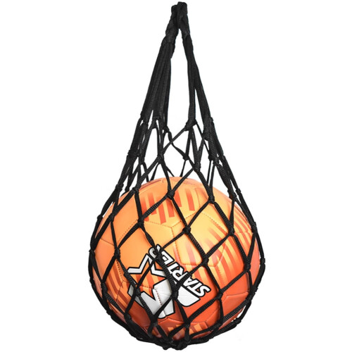 Nylon basketball bæretaske sort enkelt bold
