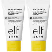e.l.f. SKIN Suntouchable Invisible SPF 35,Lightweight,Gel-based Sunscreen For A Smooth Complexion,Doubles As A Makeup Primer,Packaging May Vary,2Pack