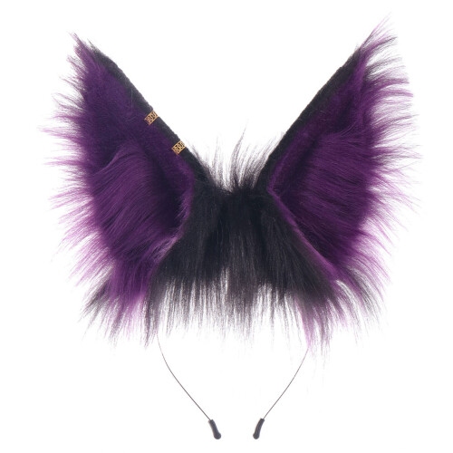 Wolf Oor Haarband Haar Styling Tool Flexibele Buigbare-Paars