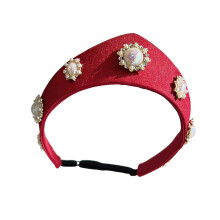 Cosplay Headbands Elizabethan Hair Accessory For Women-Red
