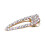 Eleganter Seitenclip mit Strass Damen 2