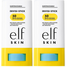 e.l.f. SKIN Suntouchable Invisi-Stick SPF 50, Clear Sunscreen For A Natural Finish, Made With Moisturizing Sunflower Seed Oil, (Pack of 2)