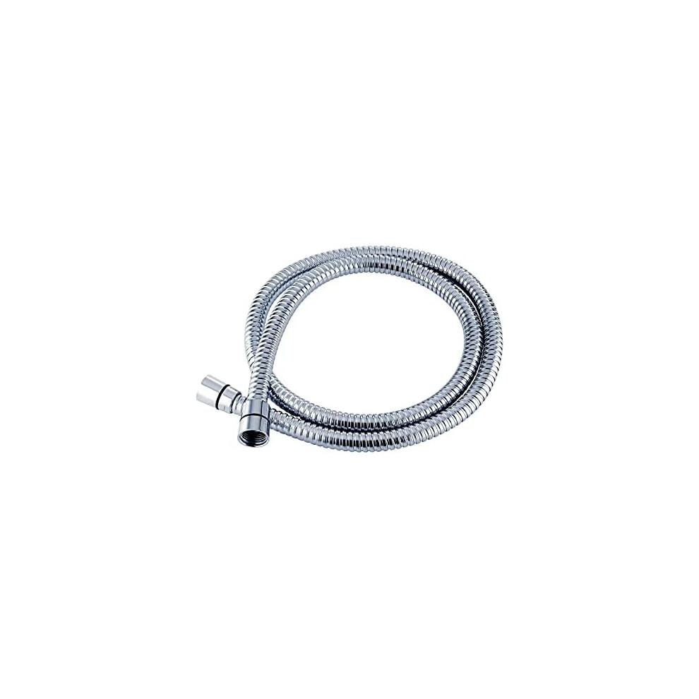 Triton Showers White Triton 1.5M Anti-Kink Shower Hose - Chrome