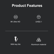 Mini HDMI to HDMI 8K 48Gbps Adapter