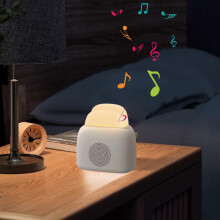Bluetooth-högtalare med timer, vitt brus och nattlampa