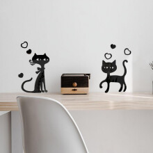 Sticker mural 3D en acrylique, décoration intérieure, forme moderne