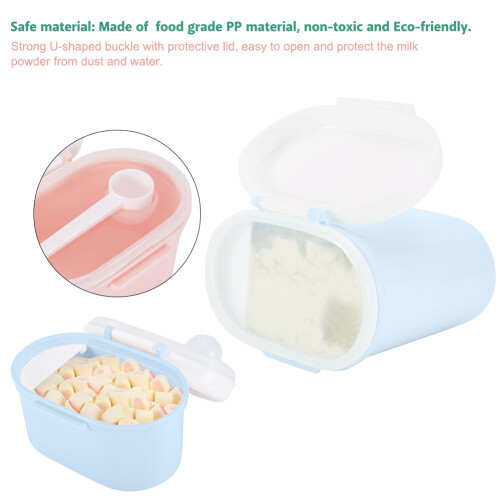 Compact Milk Powder Container - Blue