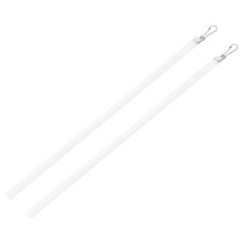 Vorhangzieher aus transparentem Acryl mit Haken (2 Stück)