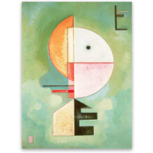 Impression sur toile de Wassily Kandinsky, géométrie ascendante