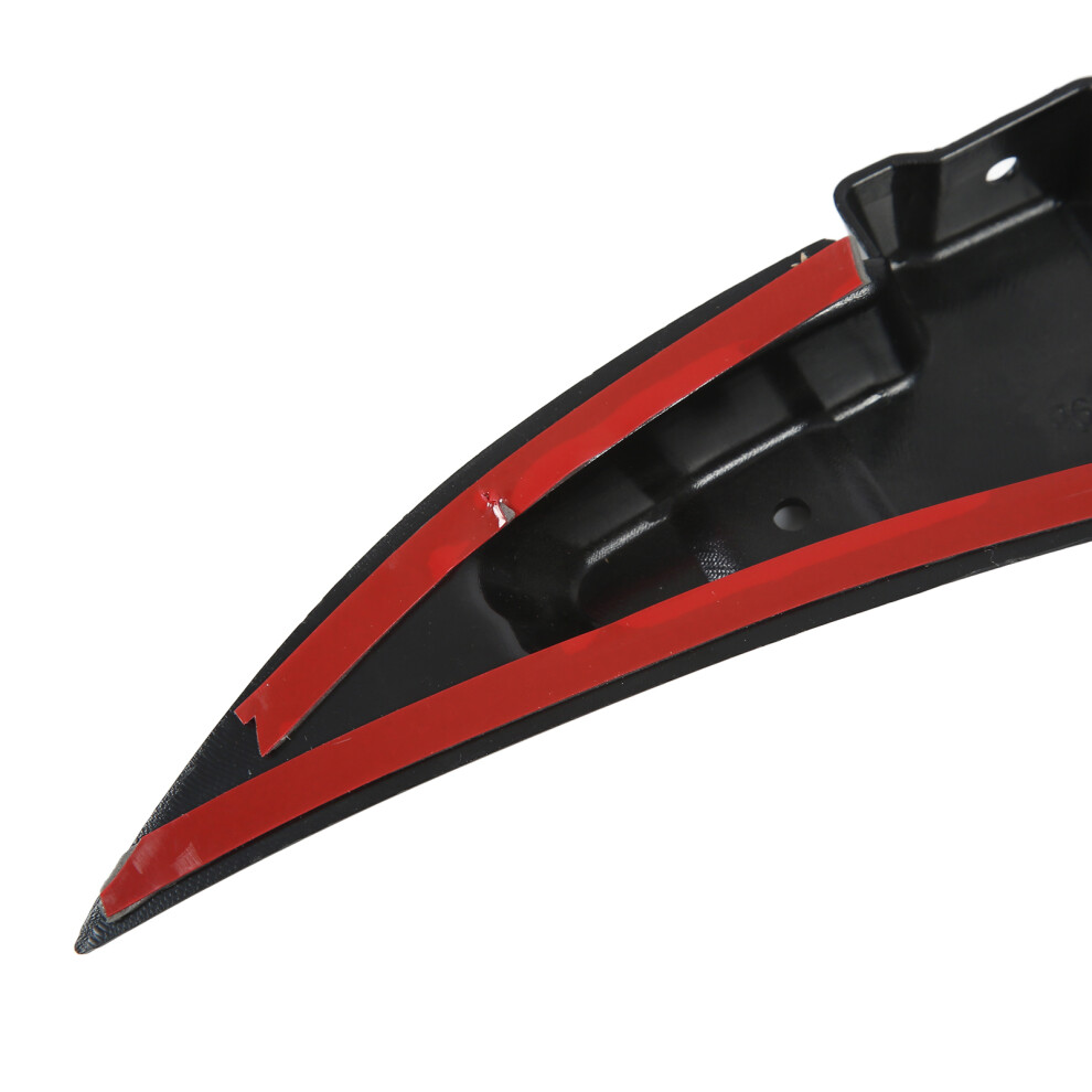 4X Glossy Rear Bumper Vents For Cla Class Black 7340572808615