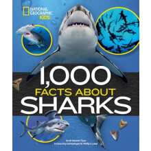 1000 Facts About Sharks by Sarah Wassner Flynn Hardcover Book