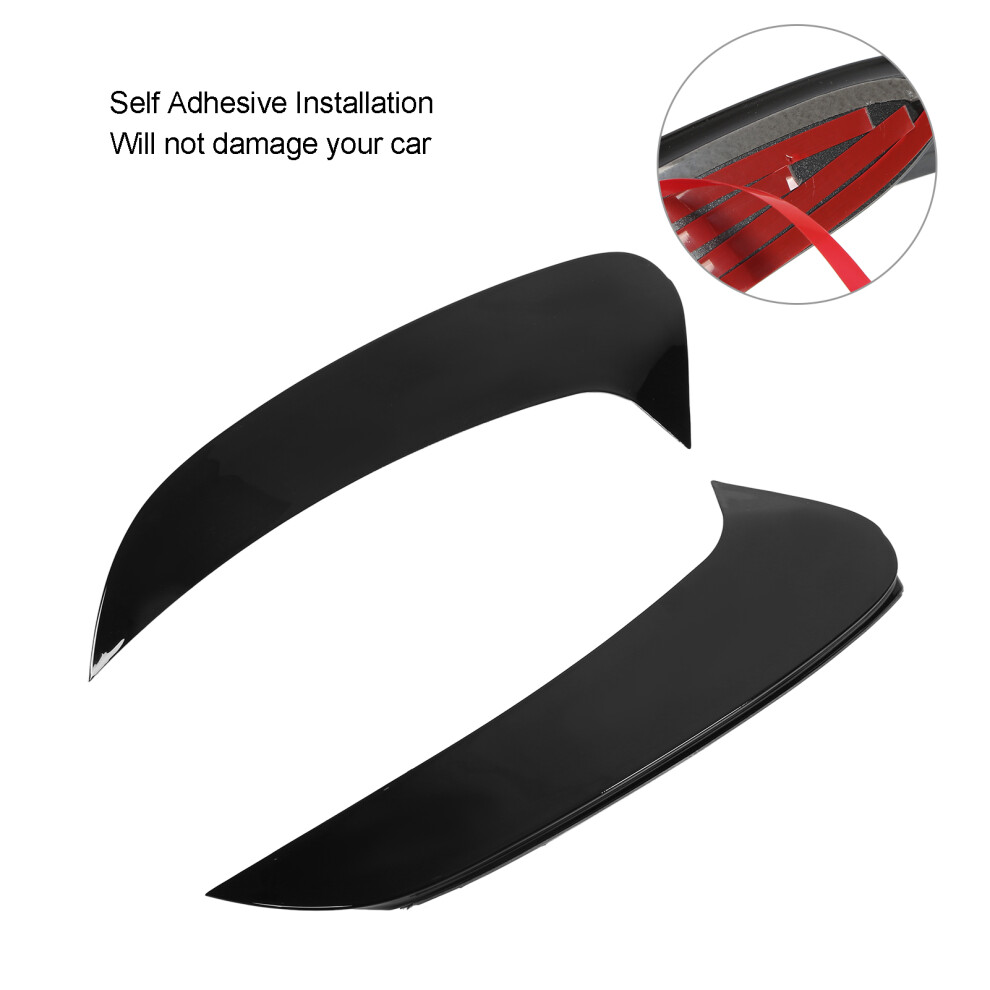 Abs Rear Bumper Air Vents Left Right Gle 2019+ Black 7340572808653