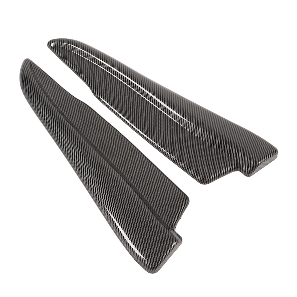 Carbon Fiber Look Rear Bumper Lip Pair 7340572808851