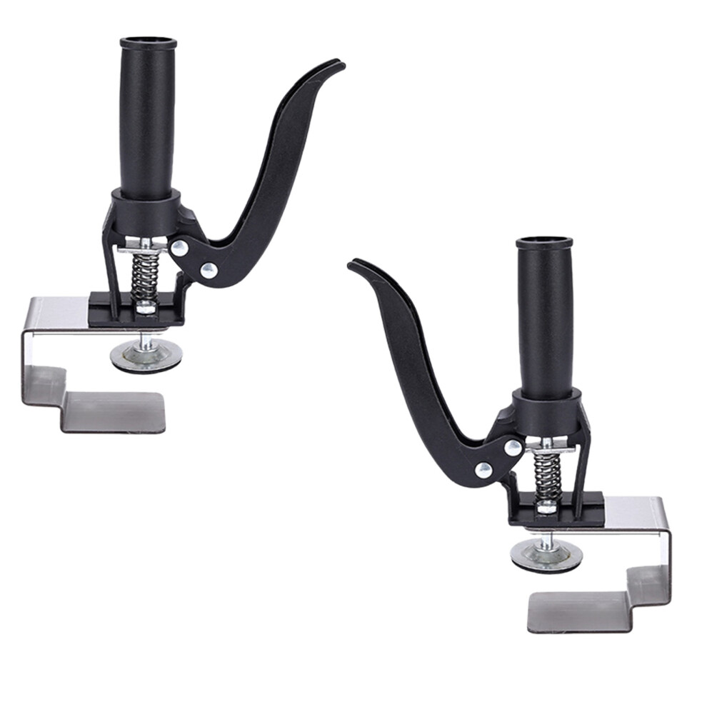 2Pcs Furniture Cabinet Drawer Installation Fixed Clamp Metal-A 7754002732089