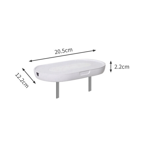 Support de routeur et support TV avec étagère pour décodeur et 1