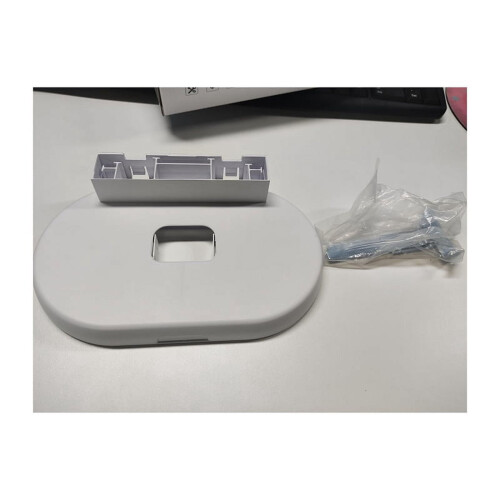 Support de routeur et support TV avec étagère pour décodeur et 2