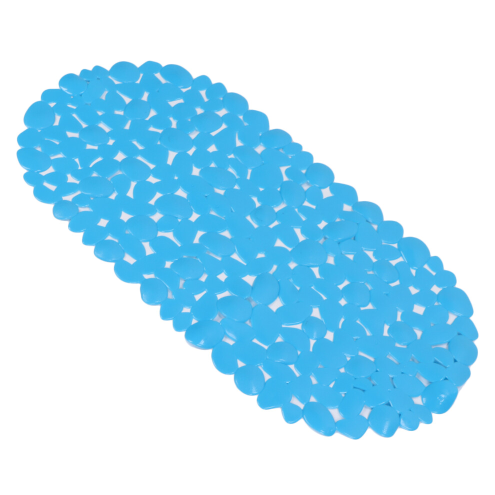 Oval PVC Shower Mat with Suction Cups