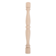 Khaki DIY Wood Baluster Spindles Unfinished Stair Railing Decor