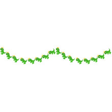 2St Dinosaurussen Banner Groen Voor En Buiten Feest