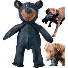 Indestructible Dog Toy-Extra Strong Plush Bear with Reinforced Stitching&Non-Toxic Materials for Chew-Resistant Play_js18