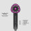 2000W Ionic Hairdryer, Fast-Dry Travel Hair Dryer with Diffuser Tool 5