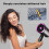 2000W Ionic Hairdryer, Fast-Dry Travel Hair Dryer with Diffuser Tool 10