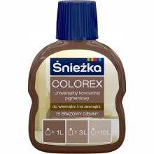 Śnieżka Colorex pintura pigmento Castaño oscuro mate 100ml