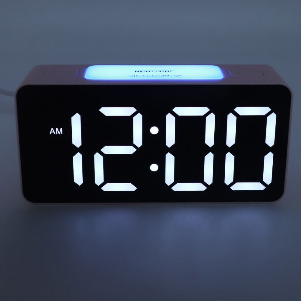 Extra Loud Alarm with Bed Shaker, LED