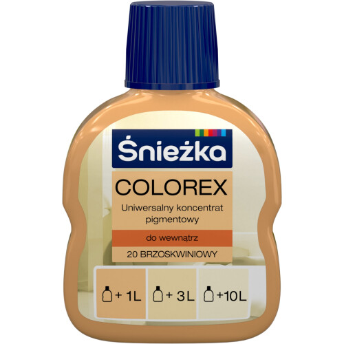 Śnieżka Colorex verfpigment Perzik mat 100ml