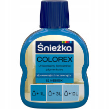 Śnieżka Colorex pigment de peinture Bleu mat 100ml