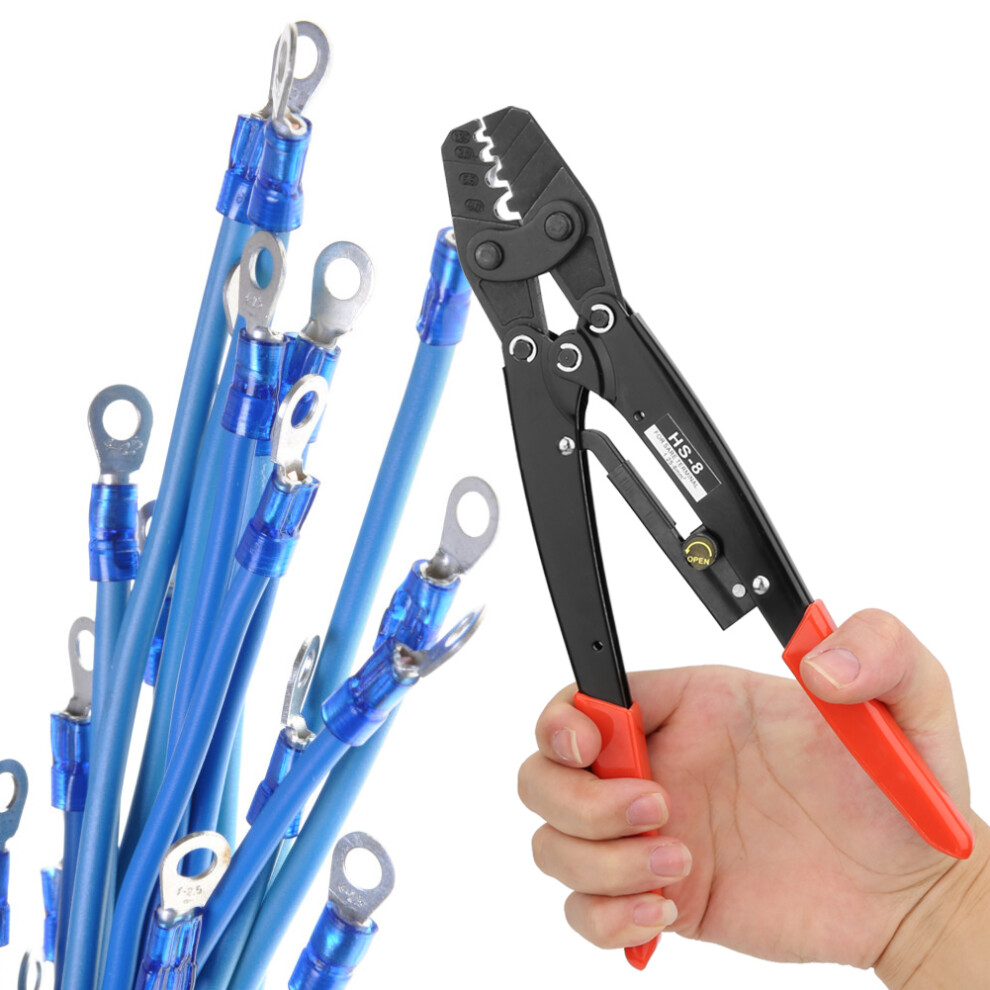 HS-8 Hand Crimping Pliers 1.25-8mm