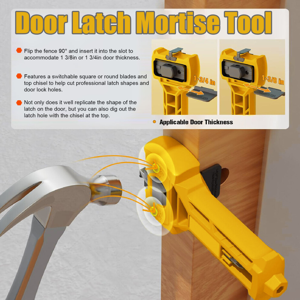 Multifunctional Plastic Door Latch Tool
