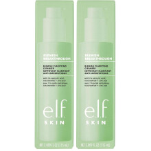 e.l.f. SKIN Blemish Breakthrough Clarifying Cleanser,Gel Cleanser For Removing Makeup,Controlling Oil & Clarifying Pores,1% Salicylic Acid,(Pack of 2)
