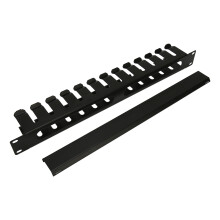 2U Rack Cable Manager 12 Slots