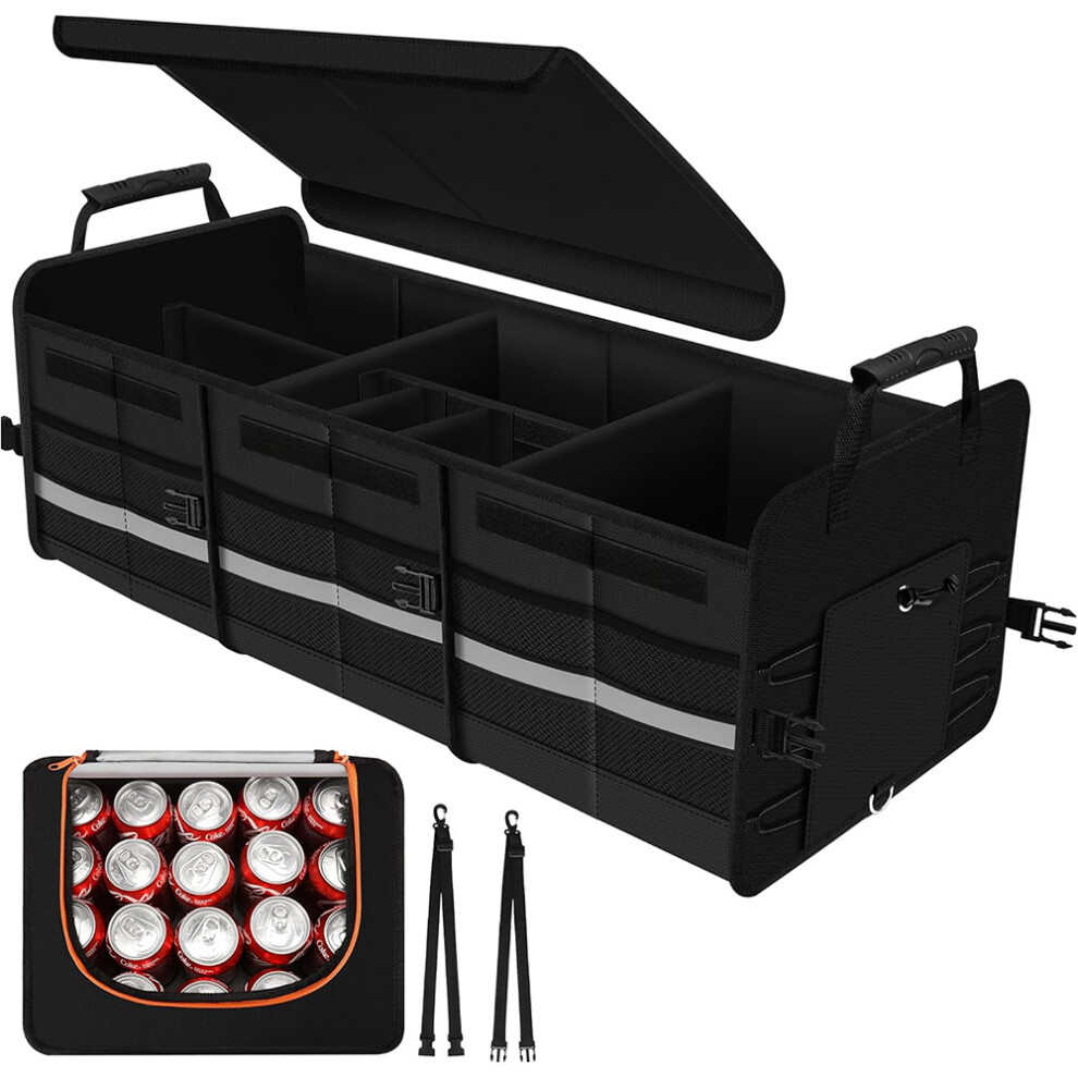 Car Boot Organiser Foldable Heavy Duty Large Car Boot Tidy Storage Bags 771700664549