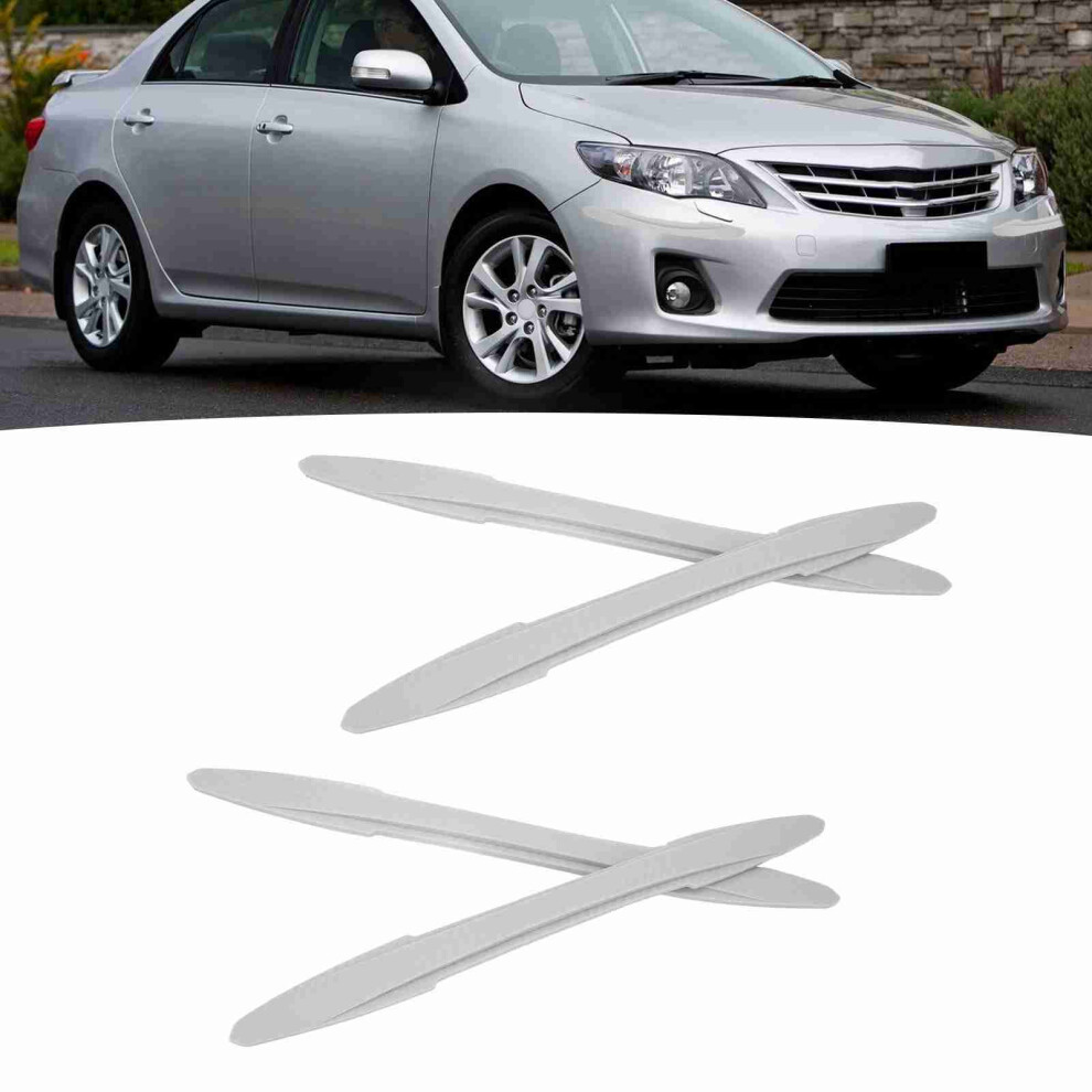 4Pcs 39Cm Bumper Guard Strips For Toyota Grey 7340572003386