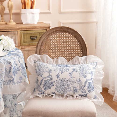 Soft Decorative Throw Pillow Cover12x20Inch