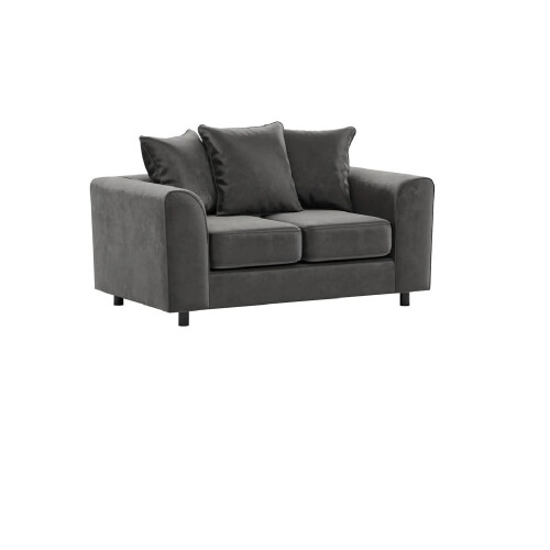 Furniture 786 Plush Velvet 3+2 Seater Sofa Set Grey 2