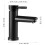Robinet de lavabo moderne monotrou à poignée unique 3