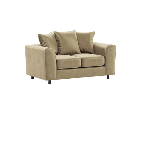 Furniture 786 Plush Velvet 3+2 Seater Sofa Set Beige 2
