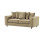Furniture 786 Plush Velvet 3+2 Seater Sofa Set Beige 2