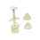 Plastic Dessert Molds 3D Dessert Pressing Tool Zongzi Shape-C 1