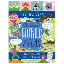 LifttheFlap Childrens World Atlas Hardcover Book