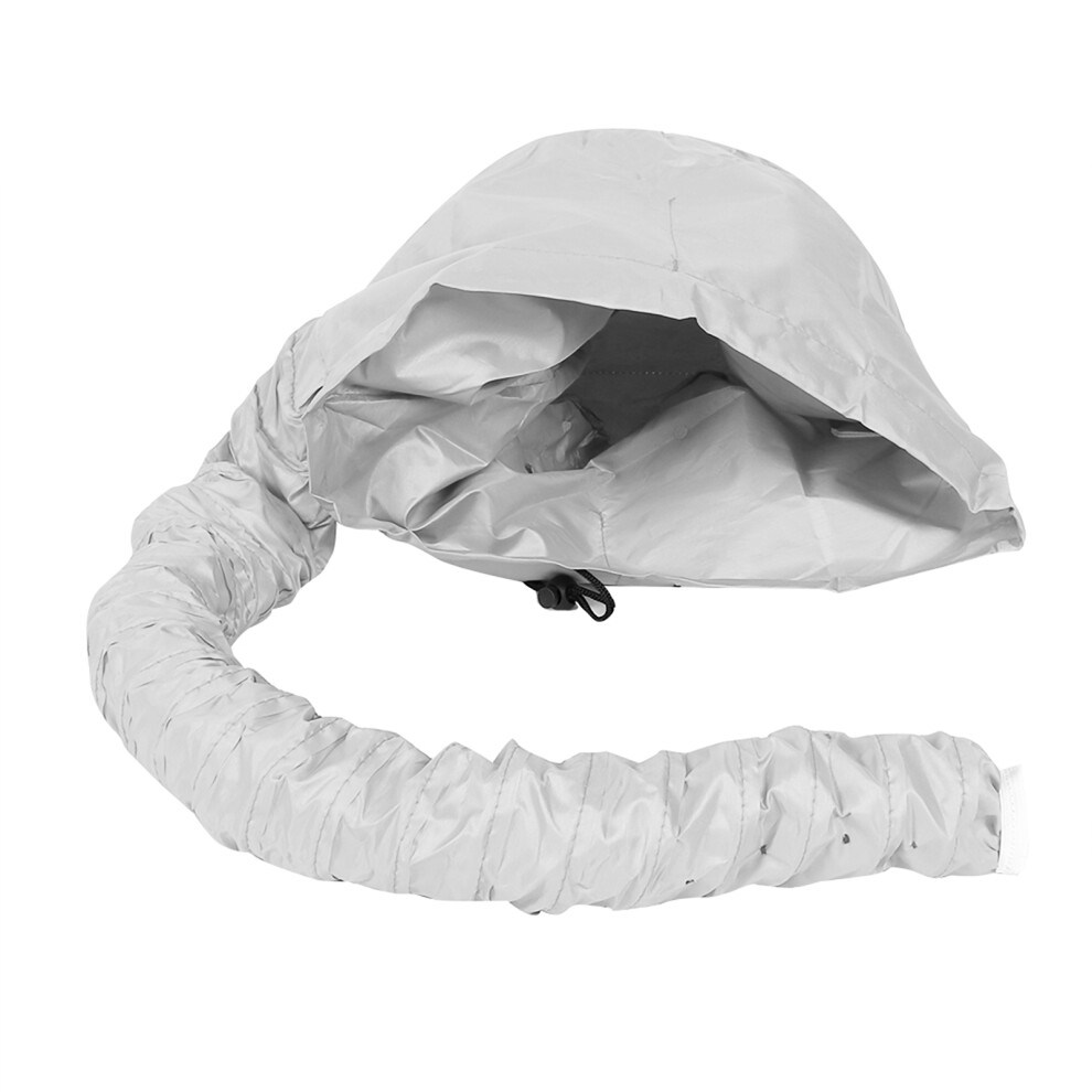 Silver Hair Dryer Bonnet Attachment