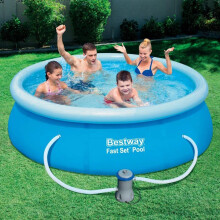 8ft x 26in Bestway Swimming Pool Family Use