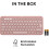 Logitech Logitech Pebble Keys 2 K380s, Multi-Device Bluetooth Wireless Keyboard with Customisable Shortcuts,Slim and Portable 2