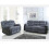 Furniture 786 Rio Fabric Recliner 3+2 Seater Sofa Set Black-Grey 1